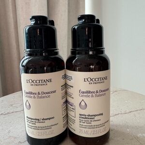 L'OCCITANE “MINI” Gentle & Balance Hair Care Duo Shampoo and Conditioner